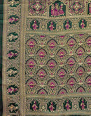 Magenta Silk Woven Baluchari Saree