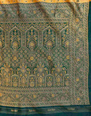 Yellow Silk Woven Banarasi Saree