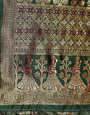 Purple Silk Woven Patola Saree