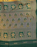 Yellow Silk Woven Banarasi Saree