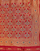 Teal Green Silk Woven Banarasi Saree