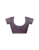 Dusty Purple Shimmer Stone Work Swarovski Saree