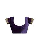 Violet Shimmer Lace Saree