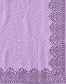 Lavender Shimmer Stone Work Swarovski  Saree