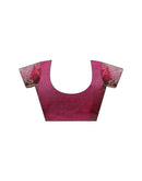 Magenta Shimmer Stone Work Embellished Saree