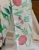 Off White Cotton Floral Printed Saree