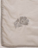 Beige Georgette Sequence Embroidery saree