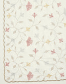 Off White Silk Sequence Embroidery Saree