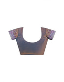 Lavender Shimmer Chiffon Stone Work Swarovski saree