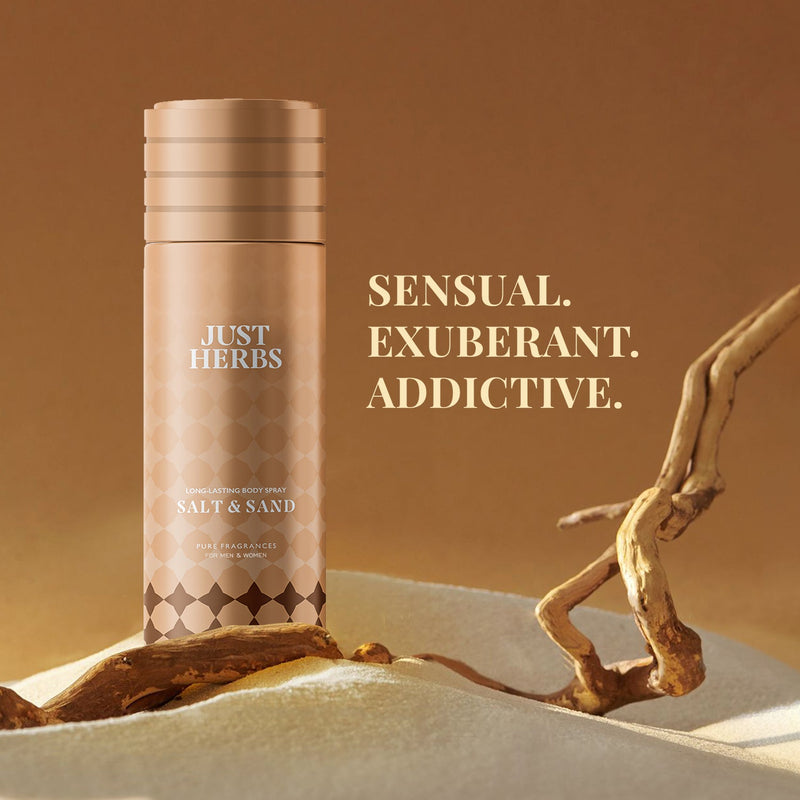 Long Lasting Salt and Sand Deodorant Body Spray For Men and Women - 150 ml