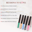 Herb-Enriched Waterproof Eyeliner Organic with Jojoba Oil & Vitamin E -  Eclectic Blue - Clearance