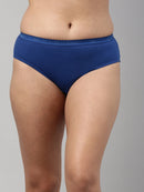 Amelie 103 Solid Outer Elastic Cotton Hipster Panty - Assorted Colours AS01