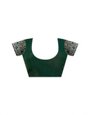 Green Georgette Stone Work Swarovski Saree