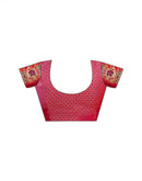 Pink Silk Woven Paithani Saree