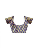 Navy Blue Silk Woven Paithani Saree