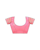 Pink Georgette Sequence Embroidery Saree