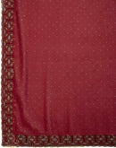 Rust Shimmer Stone Work Swarovski Saree