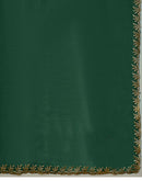 Green Silk Embroidery Saree