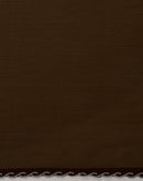 Coffee Brown Chiffon Stone Work Embellished Saree