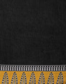 Black Silk Printed Saree