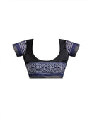 Blue Silk Printed Saree