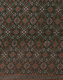 Dark Green Georgette Printed Saree