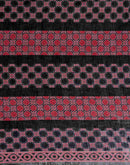 Black Linen Woven Printed Saree