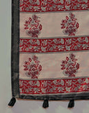 Red Silk Printed Saree