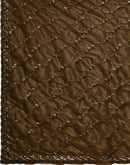 Dark Olive Green Net Sequence Embroidery Saree