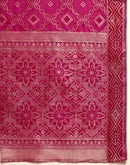 Pink Silk Woven Patola Saree