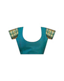 Teal Green Silk Woven Paithani Saree