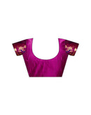 Dark Purple Silk Woven Paithani Saree