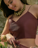 Beige Khadi Printed Saree