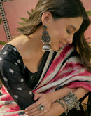 Off White Khadi Printed Saree 
