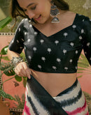 Off White Khadi Printed Saree 