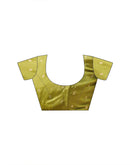 Lime Green Chiffon Bandhani Printed Embroidery Saree