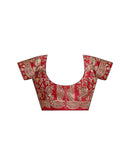 Red Georgette Bandhani Printed Saree 