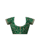 Green Georgette Laheriya Printed Saree