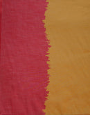 Multicoloured Linen Printed Saree