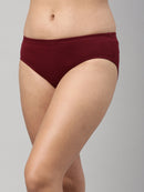 Amelie 101 Solid Soft Cotton Hipster Panty for Women - Assorted Colours AS02