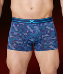 X-Rage Pageant Blue Camo Print Micro Modal Trunks