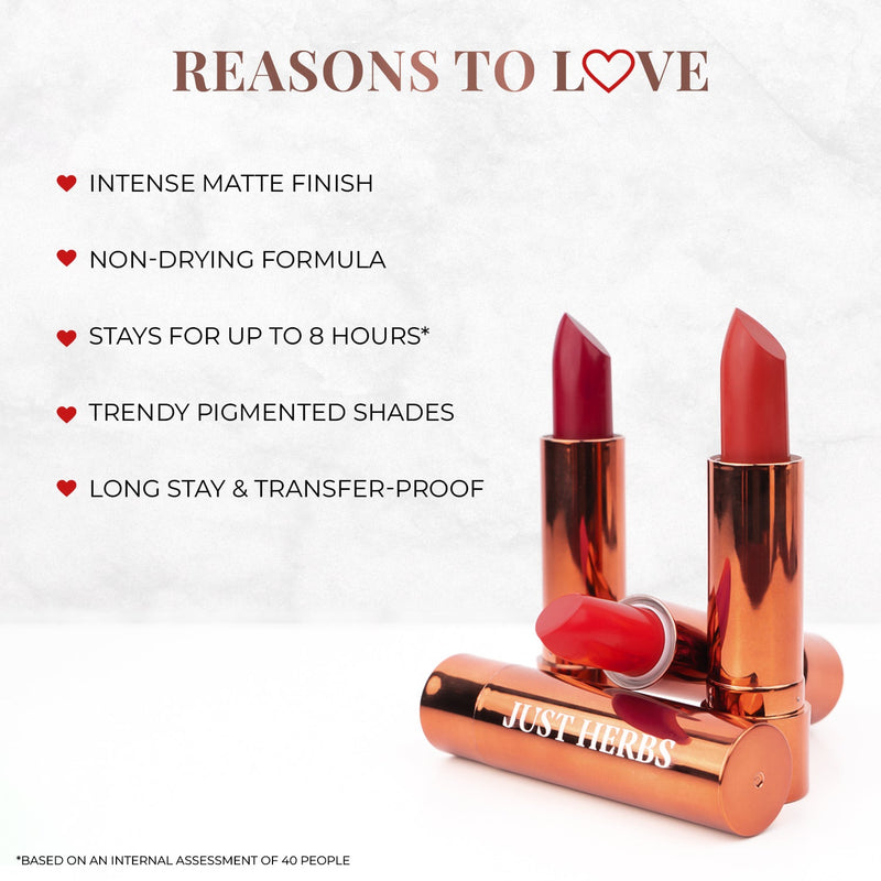 Just Herbs Ultra Matte Lipstick: Nude Allure 15