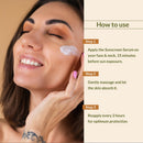 Sandalwood & Hyaluronic Acid Glow and Hydrating Sunscreen Serum | SPF50+ | PA+++