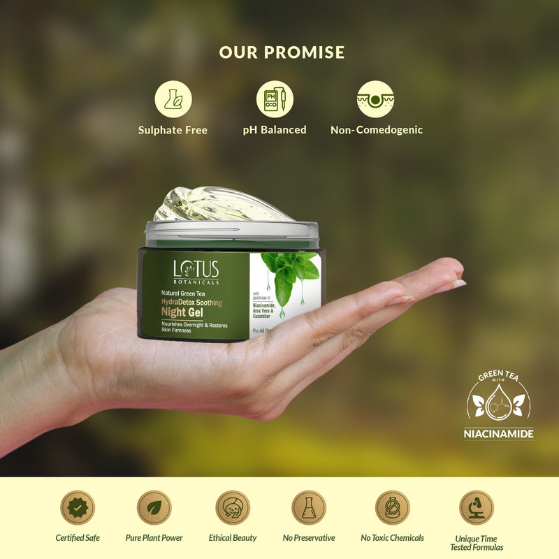Natural Green Tea HydraDetox Soothing Night Gel