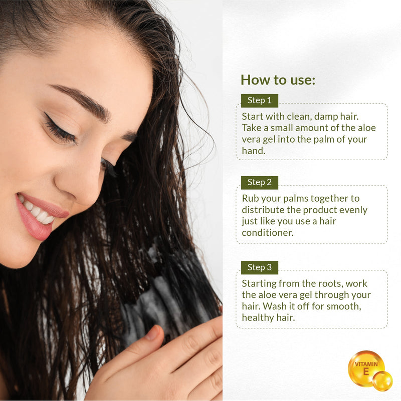 100% Pure Aloe Vera Gel with Vitamin E