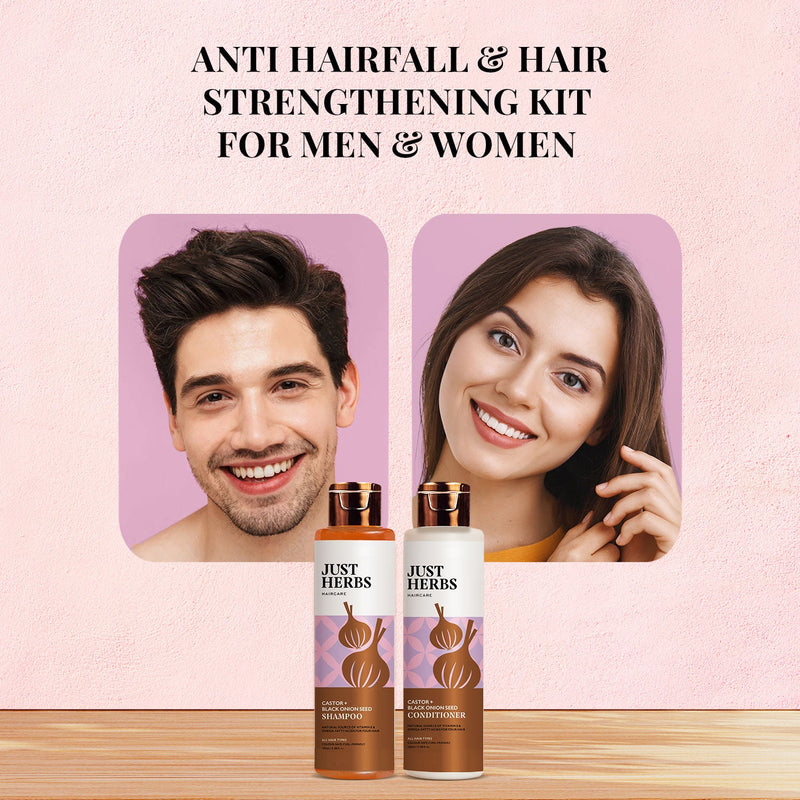 Anti Hair Fall Kit with Castor & Black Onion Seed