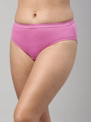 Amelie 103 Solid Outer Elastic Cotton Hipster Panty - Assorted Colours AS01