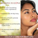 Herb Enriched Ayurvedic Lipstick Micro-Mini Kit:16 shades