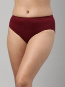 Amelie 103 Solid Outer Elastic Cotton Hipster Panty - Assorted Colours AS02