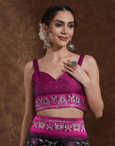 Black Silk Woven Banarasi Saree
